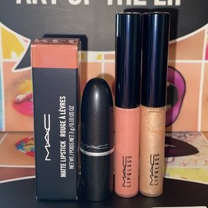 MAC Nude Lip Bundle: Honeylove, Yash, Please Me & Very Go Ligntly